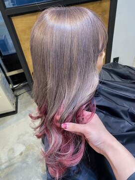 リンダテーラ(Linda tela) 【札幌白石】シルバー/ピンク/インナーカラー/ケアブリーチ