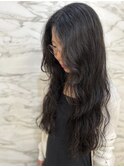 フワフワロングパーマ