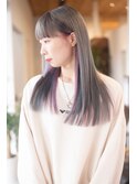 インナーカラーハイトーンシルバーアッシュ
