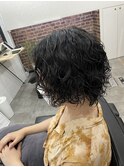 ミディアム縦落ちパーマ