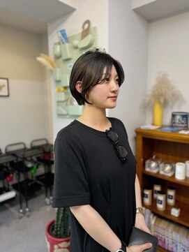アンドチル 渋谷(AND CHILL) ショートボブ/前下がりショート/丸みショート　渋谷