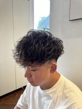 アンソル オブ リシェール(N'SOL of RICHAIR) ベリーショート/ダークアッシュ/ニュアンスパーマ/韓国マッシュ