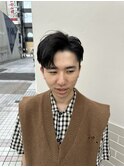 ジェントルショート/メンズショート/アップバング/韓国風