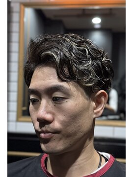 オトコデザイン(OTOKO DESIGN) メッシュパーマ ツーブロック メンズ