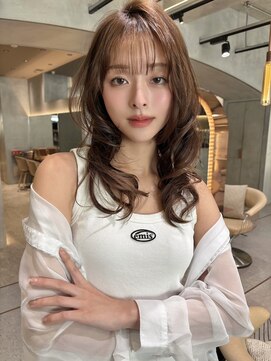 アンフィニー 仙台(ANFINI) 仙台髪質改善縮毛矯正韓国レイヤーカット前髪メルティーカラー