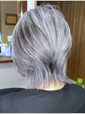 【白髪多い方オススメ】脱白髪染めバレイヤージュ×ブリーチ３回