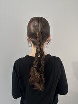 ミンクスオーバー(MINX OVER)&nbsp;【ヘアセット】タイトツイン編み下ろし