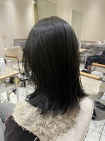 ゼスト フィーノ(ZEST fino)&nbsp;【橋本姫奈】レイヤーボブ×オリーブグレー