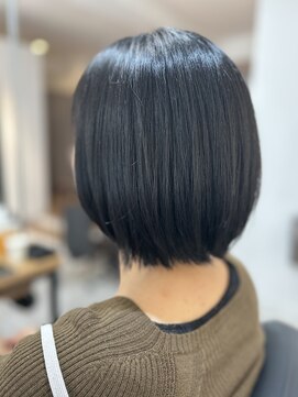 エフフォーユアヘアー 北方店(F for your hair) 暗めカラー ボブ
