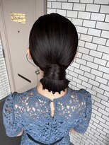 ソノ(sono) シニヨン タイトヘア 参列ヘア お呼ばれヘア イベントヘア