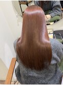 髪質改善 スーパーロング ワンレングス レイヤー 韓国風巻き