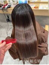 アース 若葉台店(EARTH) 湿気でうねる髪に、負担をかけず自然なストレートを実現