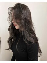 ブリーチなし透明感オリーブベージュ