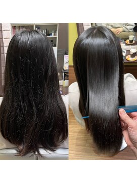 髪質改善ヘアサロン モアビー(More B) シルキー縮毛矯正