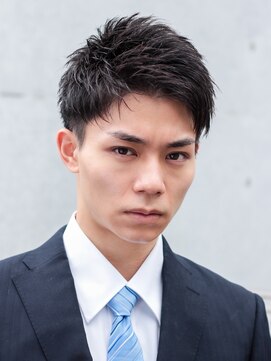 エヌドットサロン ギンザ(N.SALON GINZA) 大人メンズビジネスツーブロかき上げリクルートベリーショート