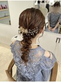 編みおろし/お呼ばれヘア/ヘアセット