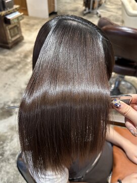 ナルヘアー 越谷(Nalu hair) 美髪/越谷髪質改善/縮毛矯正/before→after