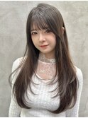 新潟市／万代／髪質改善／小顔／ブラウンカラー