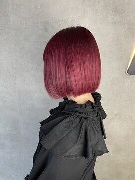 バズ サッポロ バイ フィーネ(BuzZ sapporo by Fi-Ne) ワインレッドボブ