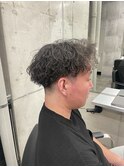 刈り上げマッシュ×ツイストスパイラルパーマ