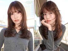 ワンカールでも巻いても可愛いレイヤーカット◎（渋谷/学割U24）