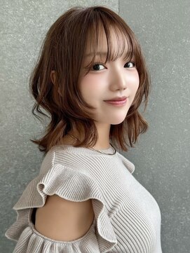 レイヤーカット似合わカット髪質改善大人ガーリー前髪カット仙台