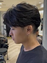 曲がる縮毛矯正専門店 バイ レイズ 名駅(曲がる縮毛矯正専門店 by RAYS)&nbsp;毛流れセンターパートニュアンスフェザーパーマ h