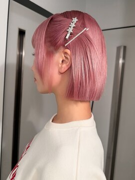 ネスト(NEST) 簡単アレンジ×ハイトーンピンクボブ