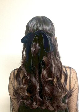 ヒュミ(hymy) 結婚式参列に♪/お呼ばれヘア/おとなっぽヘア/ゆるふあ/