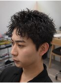 渋谷ルーズパーマルーズショートアクティブショートツイスパ緩め