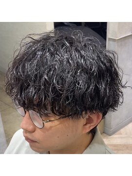 ベル 桑名(BHEL) 桑名メンズパーマ波巻きパーマプードルパーママッシュウルフ