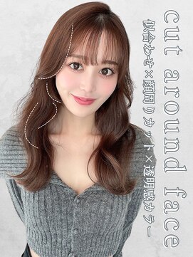 ウルア 吉祥寺店(ULUA) 顔周りカット×レイヤーカット×透明感カラー