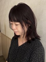 パーク(PAAQ)&nbsp;ワインレッド/ミディアムヘア