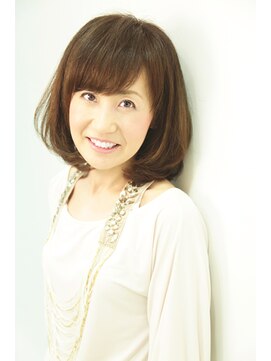 ハピネス クローバー 学園前店(Happiness CLOVER) 【CLOVER学園前 稲留真希】大人上品ナチュラルボブ