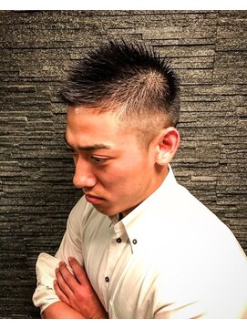 プレミアムバーバー 赤坂店(PREMIUM BARBER produce by HIRO GINZA) ビジネスマンスタイル ソフトモヒカン＜赤坂＞＜理容室＞