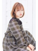 髪化粧 トラスト(trust) 透明感カラーのモテかわミディアム