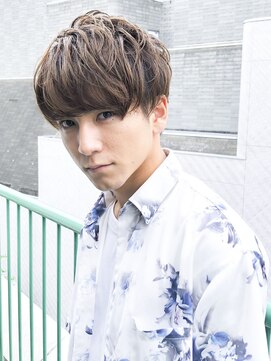 スタートウキョウ 渋谷(STAR TOKYO) ★マッシュパーマウルフシルバーカラースリークショート