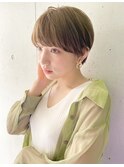 【lien.ai】大人かわいい 小顔 ハイライトカラー ショート