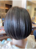ダークグレージュボブスタイル