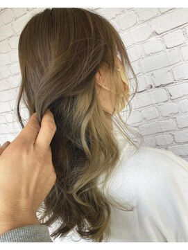 キーマン(KEYMAN) ミルクティーベージュのインナーカラー！