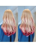 アフィーロ(ACHFILO) ピンクパープルピンクベージュ艶感ロング髪質改善トリートメント