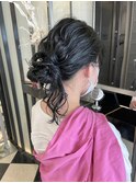 ブルーブラック×簡単アレンジサービス