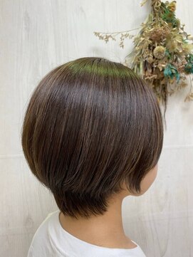 プランタン(Printemps) コンパクトショート襟足スッキリ大人キレイなショートボブ