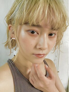 パーク(PARK) 【PARK】ハーイトーンショートボブ×ラフカール