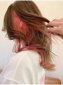 20代30代40代インナーイヤリングカラーベージュライト薄ピンク