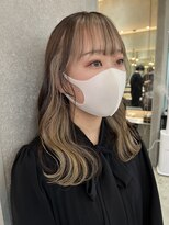 ロンド 表参道店(Lond)&nbsp;フェイスフレーミング前髪インナーカラー