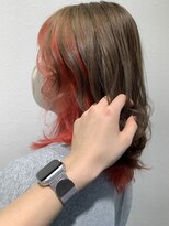 リー 甲子園(Lee) ベージュ × インナーピンク