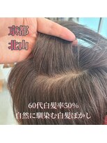 クシェルヘア(kuschel hair)&nbsp;【６０代白髪率５０％】グレージュ白髪ぼかし