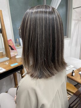 ラノ(LANO) 白髪ぼかしハイライト