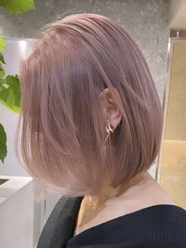 サンクプロジェクト(cinq PROJECT) ダブルカラーミルクティーピンクベージュカラーハイトーンカラー